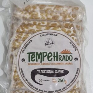 Tempê de Soja Orgânica Sabor Tradicional Suave 250g - Pró-Tempeh - Imagem 1